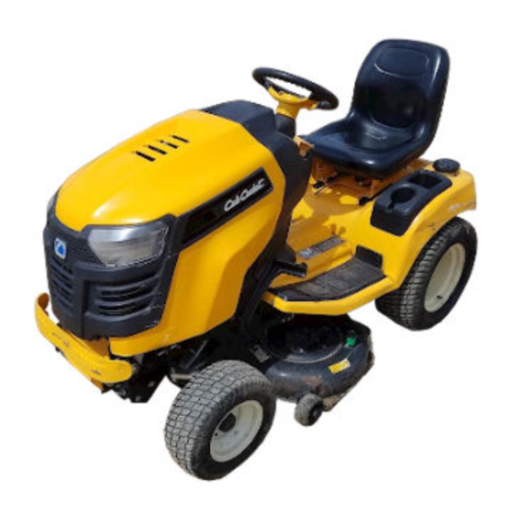 Cub Cadet XT3 enduro series Сервісні консультації