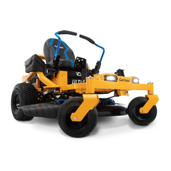 Cub Cadet ZT1 42E Калибровка