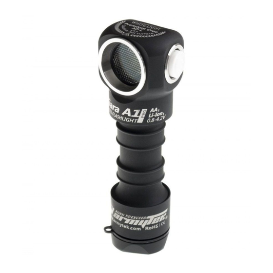 Armytek Tiara C1 Pro Руководство пользователя