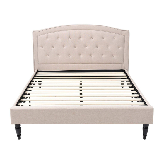 Classic Brands WELLSELEY BED FRAME Manuale d'uso e istruzioni di montaggio