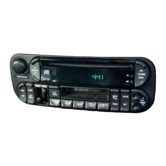 Discount Car Stereo BLU-CHRY98 Краткое руководство по установке