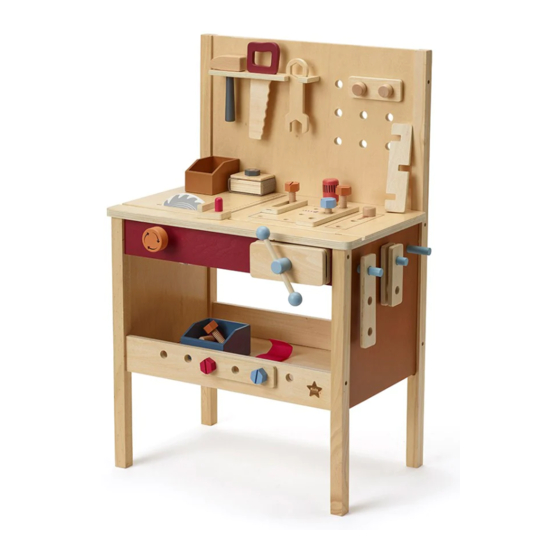 Discovery Kids WOODEN WORK BENCH Buku Petunjuk