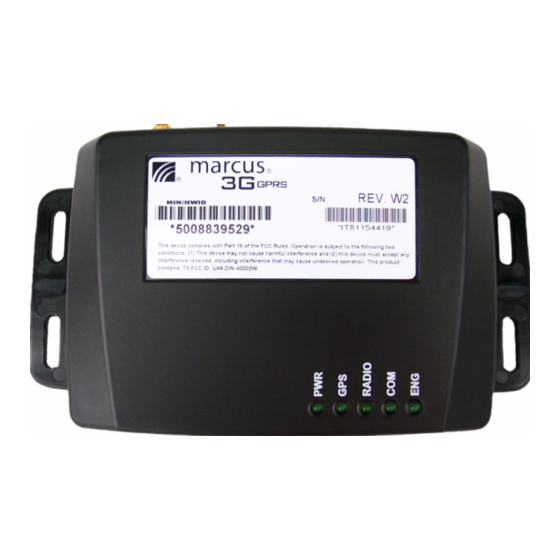 Discrete Wireless MARCUS 3G GPRS Installationshandbuch