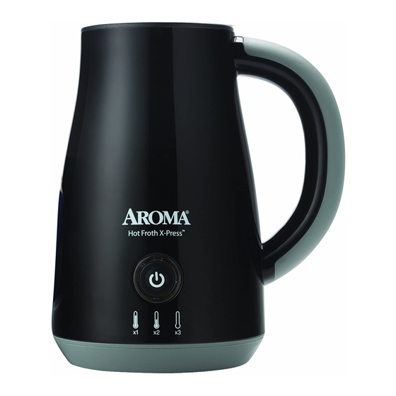 Aroma Hot Froth X-Press AFR-120B Manual de instruções