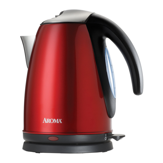 Aroma 7-Cup/1.7-Liter Electric Water Kettle Gebrauchsanweisung