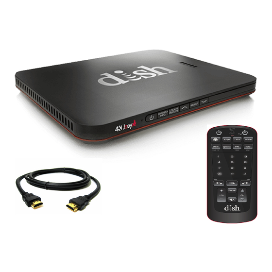 Dish Network 4K Joey Manuel de configuration