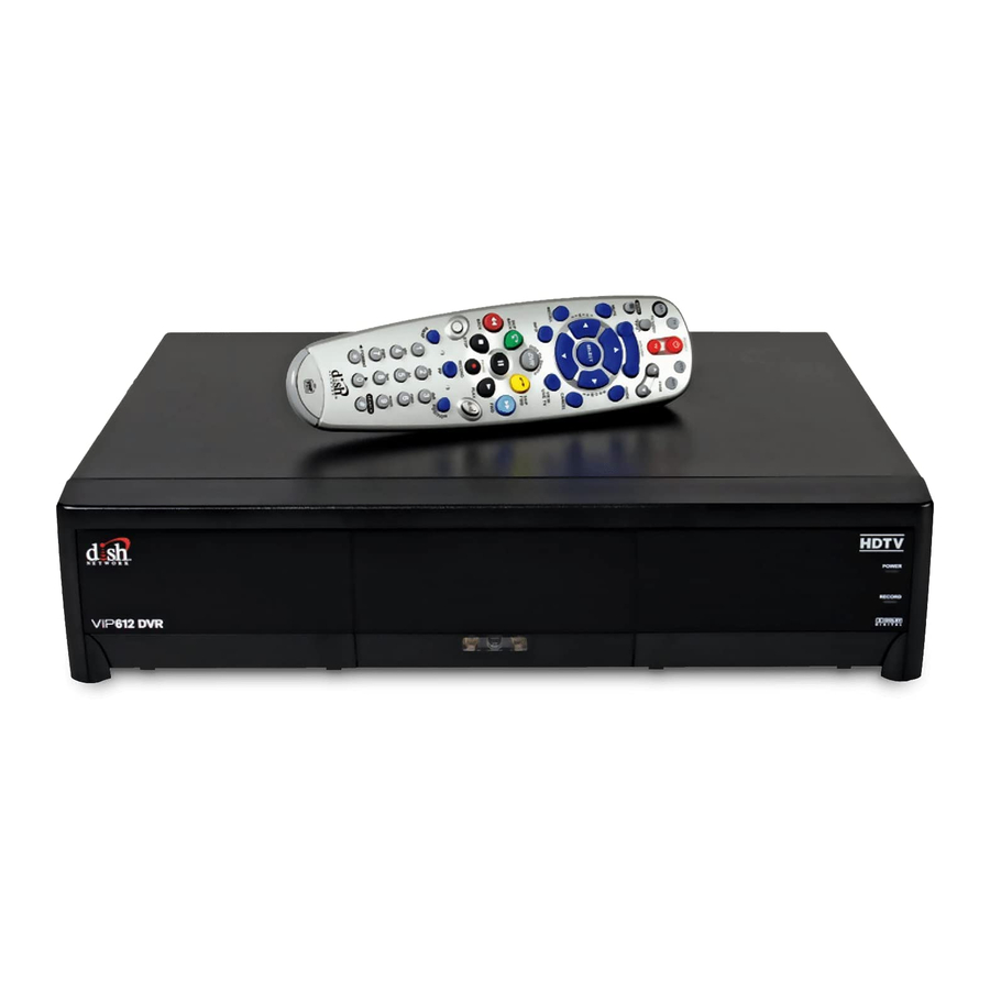 Dish Network SoloDVR ViP 612 Einstellung der Fernbedienung