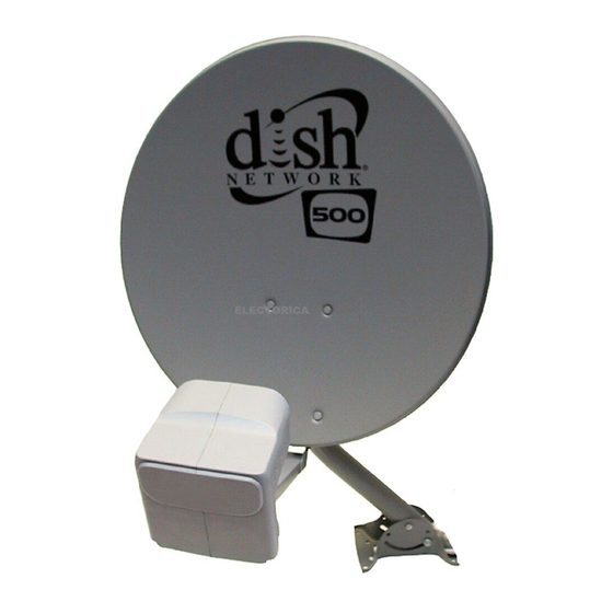 Dish Network DISH 1000.2. DISH 500 with Wing Dish Manual