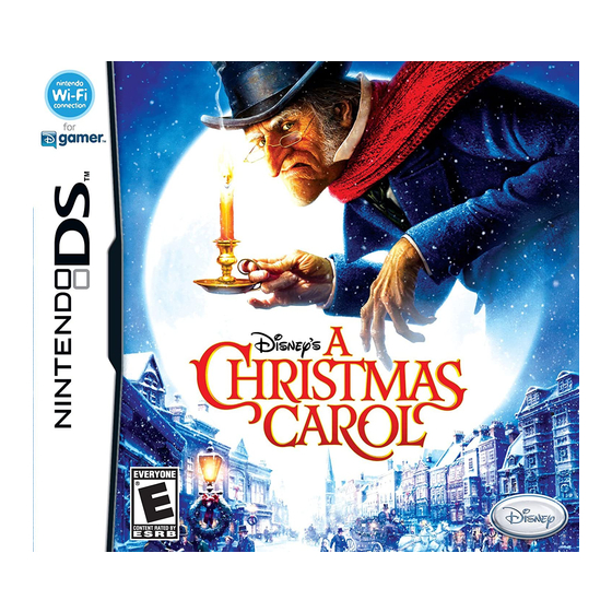 Disney A Christmas Carol for Nintendo DS Manuale d'uso