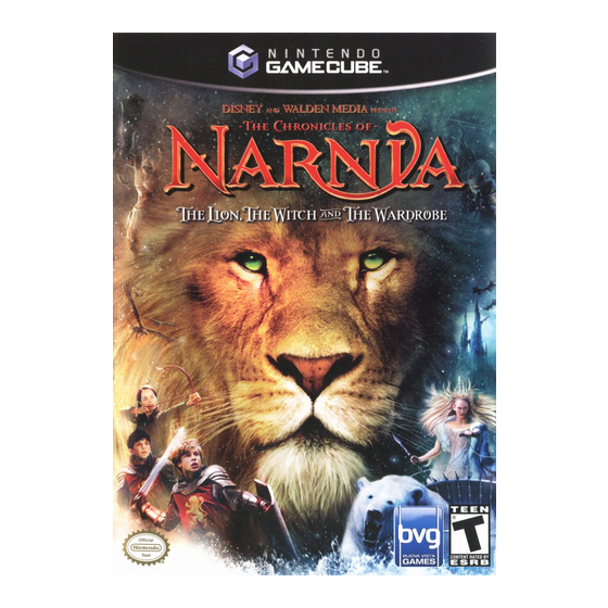 Disney The Chronicles of Narnia: The Lion, The Witch and The Wardrobe Посібник користувача