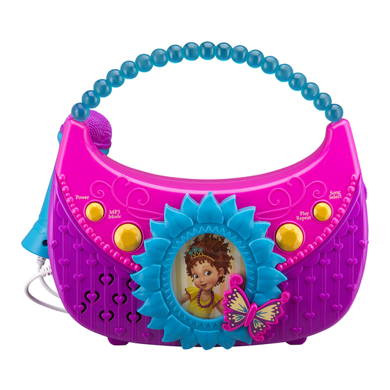 Disney Fancy Nancy Sing-Along Boombox Handmatig