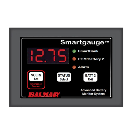 Balmar Smartgauge Руководство по установке и эксплуатации