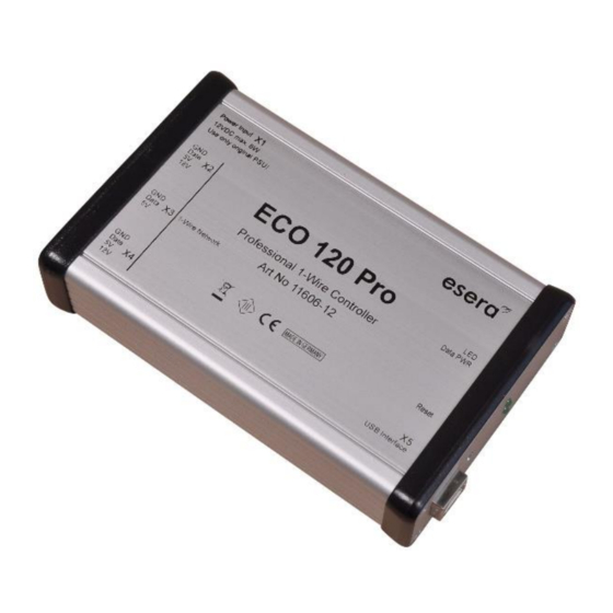 esera ECO 120 PRO Kurzanleitung