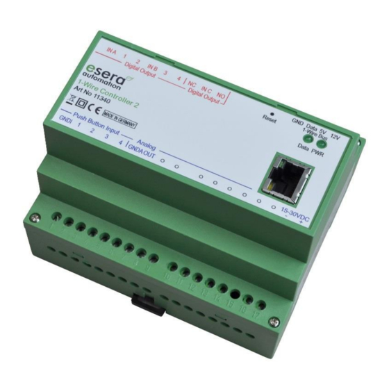 esera automation Auto-E-Connect 11340 Panduan Pengguna