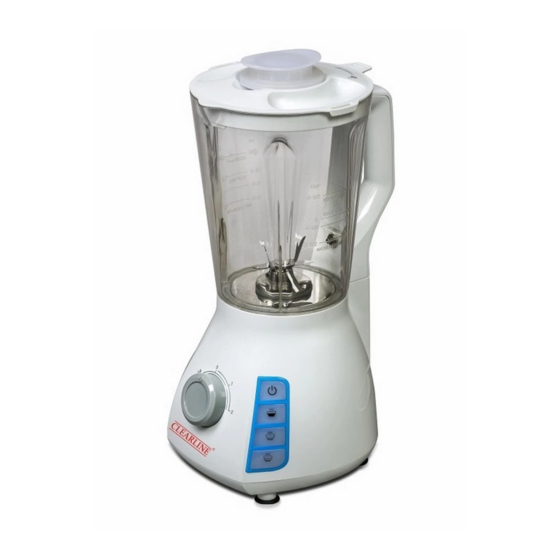 Clearline SOUP MAKER CUM BLENDER 사용 설명서