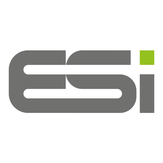 ESI CLIMB2-SLV Instrukcja obsługi