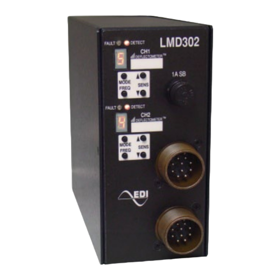 EDI DEFLECTOMETER LMD301 Manuel d'utilisation