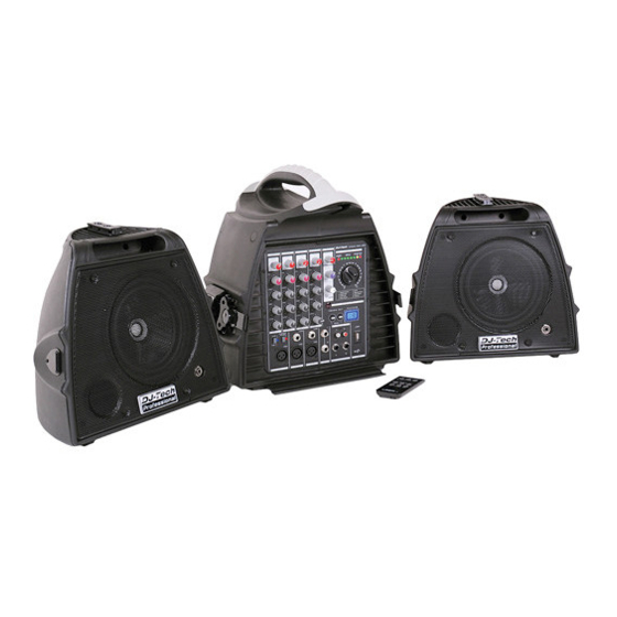 DJ-Tech Stage Visa 200 light Manual do utilizador