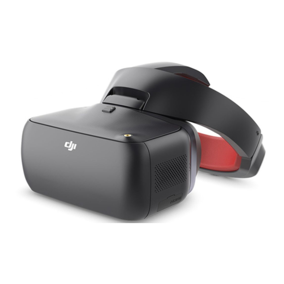 dji Goggles 빠른 시작 매뉴얼