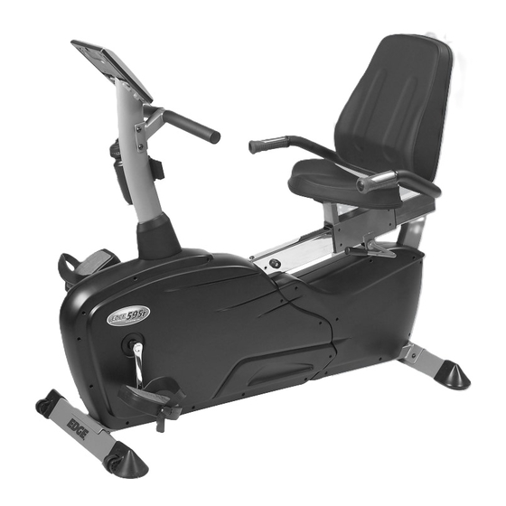 Fitness Quest EDGE 595r Manual del usuario