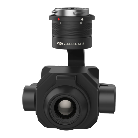 dji ZENMUSE XT S Manuel de l'utilisateur