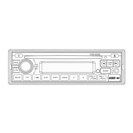 Custom Radio CSS-5900E Manual do Proprietário