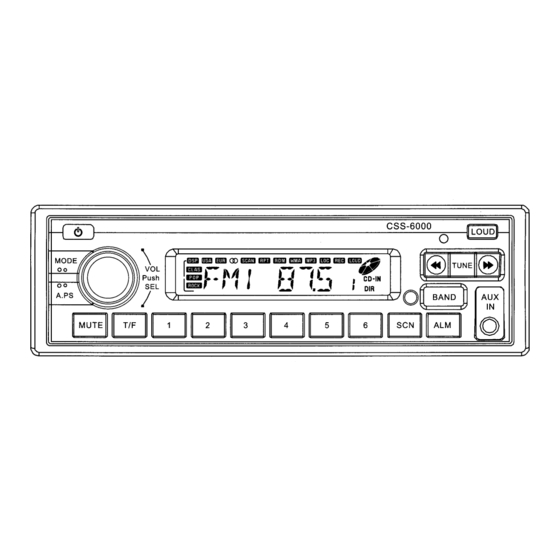 Custom Radio CSS-6000 Owner's Manual