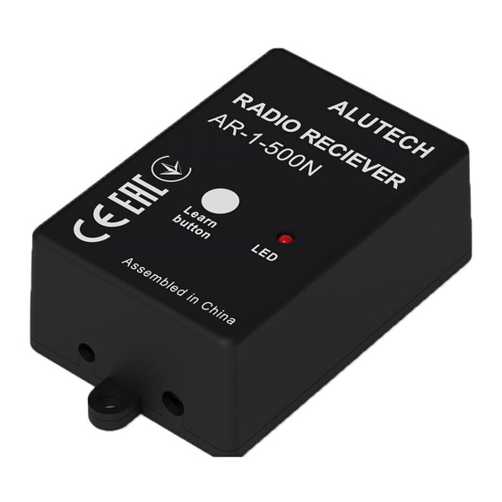 Alutech AR-1-500N Manual de instruções