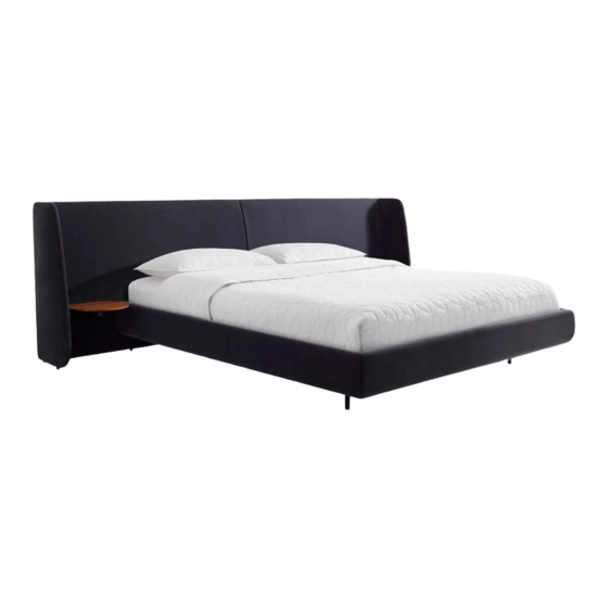 BluDot Hunker Bed HU1-KINGBD-BC Notas de montaje