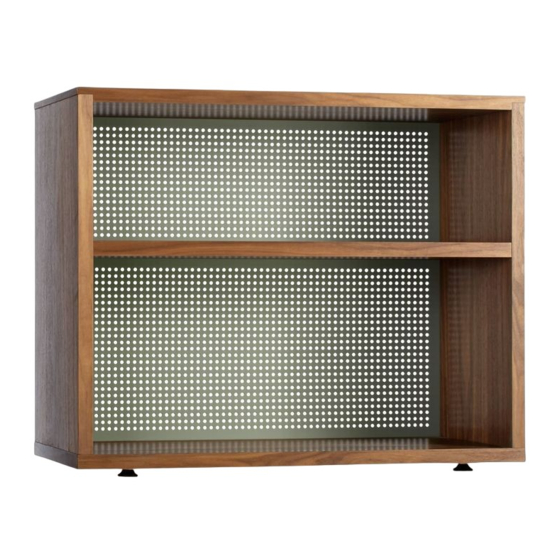 BluDot INTRO SHELVING SINGLE Instrukcja montażu