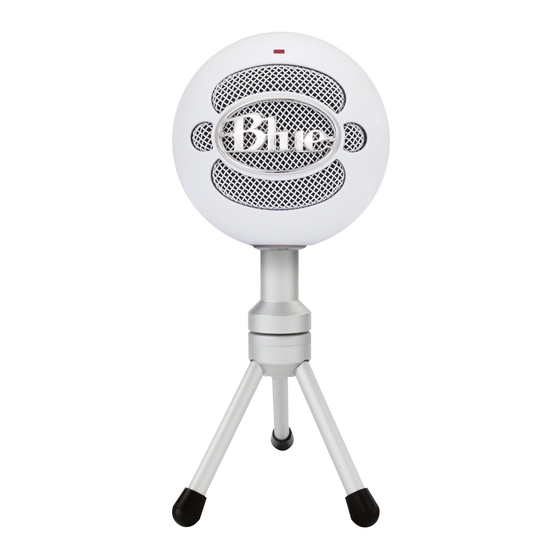 Blue Snowball Manuel de l'utilisateur