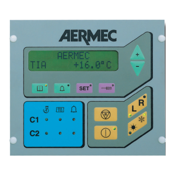 AERMEC NRA-H Gebruiksaanwijzing