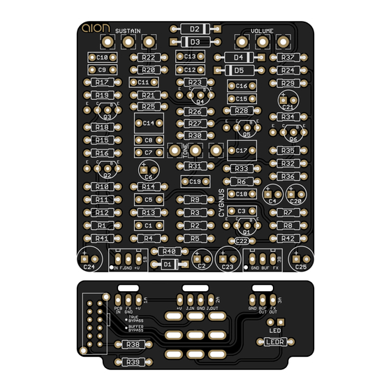 Aion Electronics CYGNUS Руководство