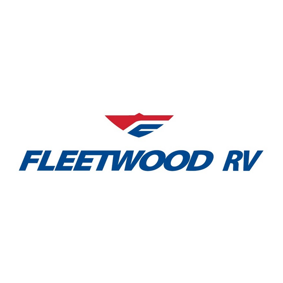 Fleetwood CJE Manual de instrucciones