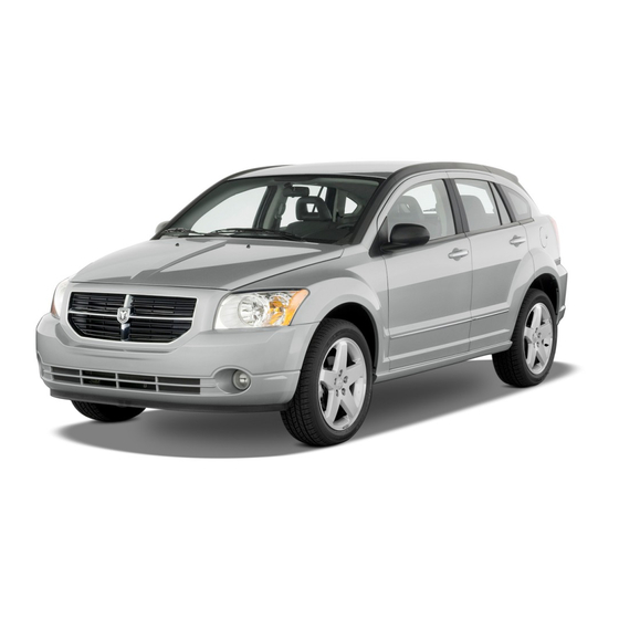 Dodge 2008 Caliber Manual