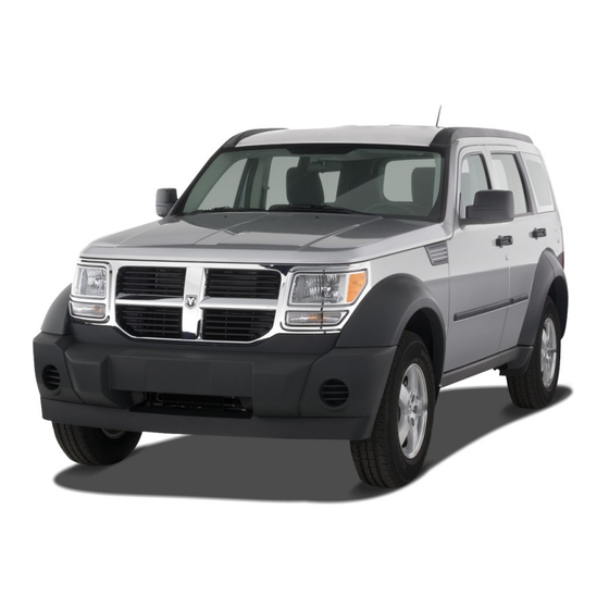 Dodge 2008 nitro Руководство