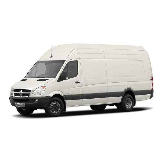 Dodge 2008 Sprinter Manual