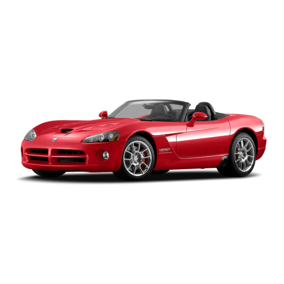 Dodge 2010 Viper Specyfikacja