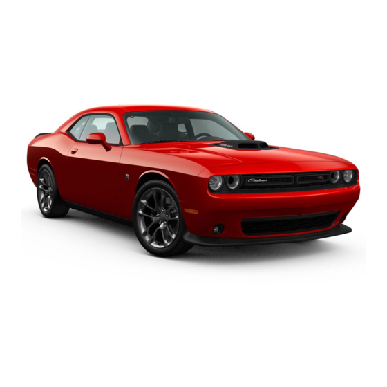 Dodge CHALLENGER 2021 빠른 시작 매뉴얼