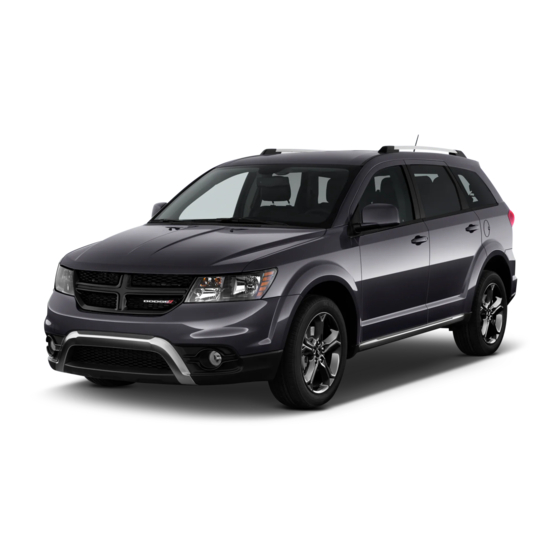 Dodge Journey 2018 빠른 참조 매뉴얼