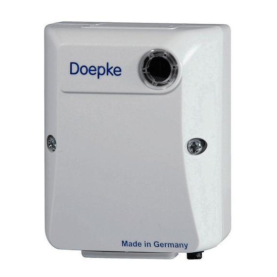 Doepke DASY 10-2/12V Installation And Operating Instructions