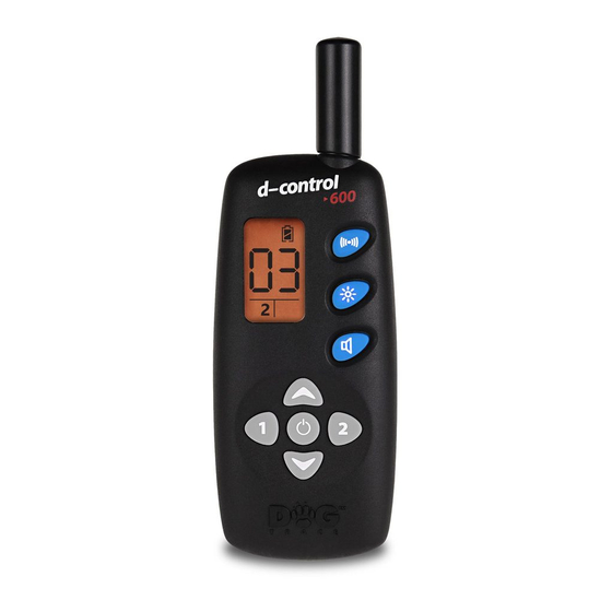 Dog trace d-control 1040 Instrukcja obsługi