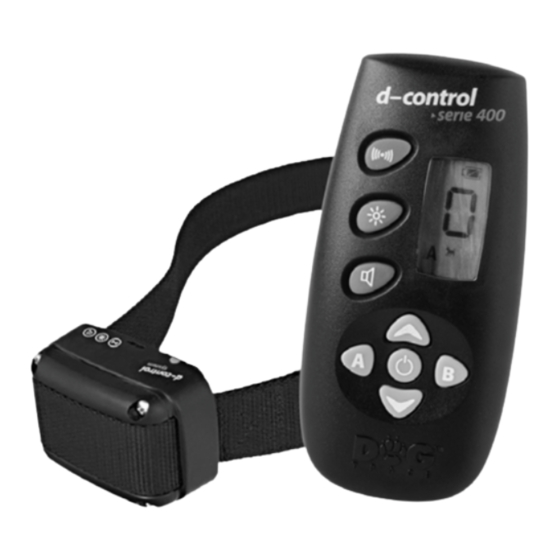 Dog trace d-control 440 Gebruikershandleiding