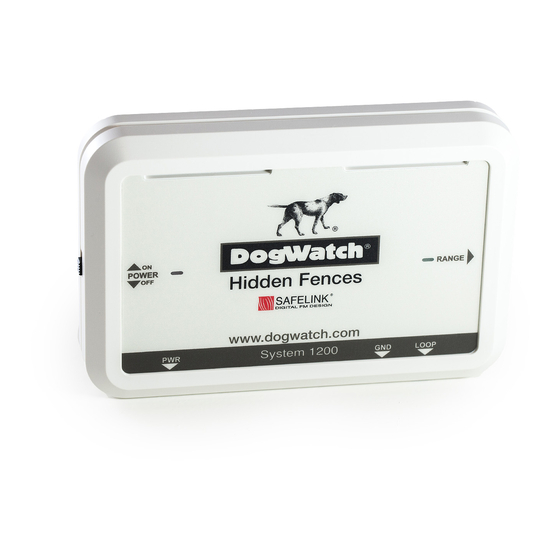 DogWatch System 1200 Manual del usuario