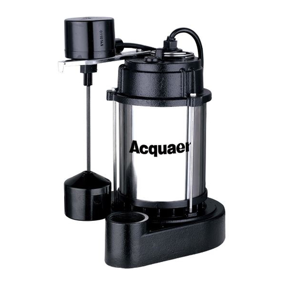 Acquaer SUS033V Manuale d'uso