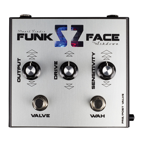 Ashdown Stuart Zender FUNK FACE Manuale d'uso