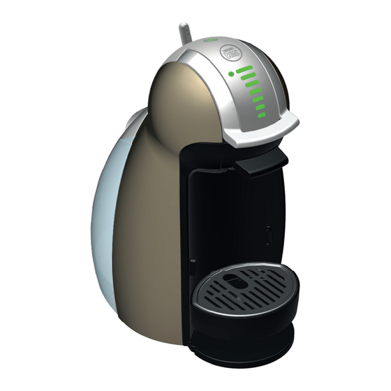 Dolce Gusto Genio Series Руководство пользователя