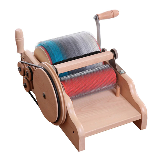 Ashford DRUM CARDER Fine Petunjuk Manual