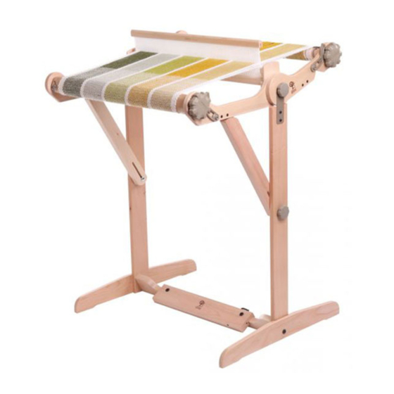 Ashford KNITTERS LOOM STAND VARIABLE WIDTH Istruzioni