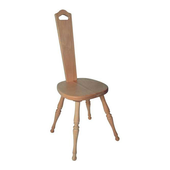 Ashford SPINNING CHAIR Инструкции